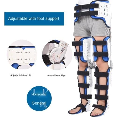 Knee ankle foot fixation brace knee leg ankle fracture ankle brace lower extremity protection