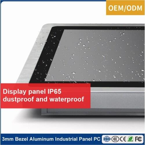 IP65 15 inch Industrial Panel PC with capacitiva touch monitor