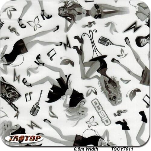ITAATOP Fashion Hydrographic Dipping Film TSCY7011 0.5M * 100M Liquid Image Hydro Dipping Film Water Transfer Printing Film