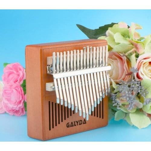Kalimba 17 Key Thumb Piano Toy Mahogany Finger Professional Wood Mbira LikembeInstrument African Solid Kalimbas For Kids Gifts