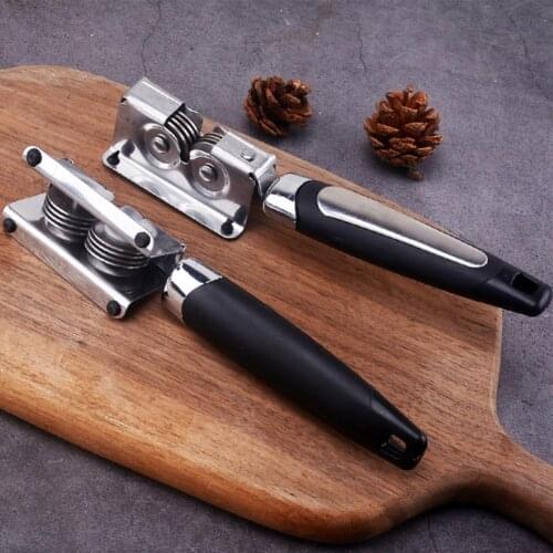 Kitchen Accessories Knife Sharpener Plastic Handle Multifunctional Manual Kitchen Stainless Steel Cutter Sharpener for Scissors