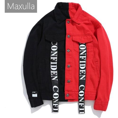 Maxulla Spring jackets men printed original jackets patchwork streetwear stylish Hip Hop jacket men street wear Mla022