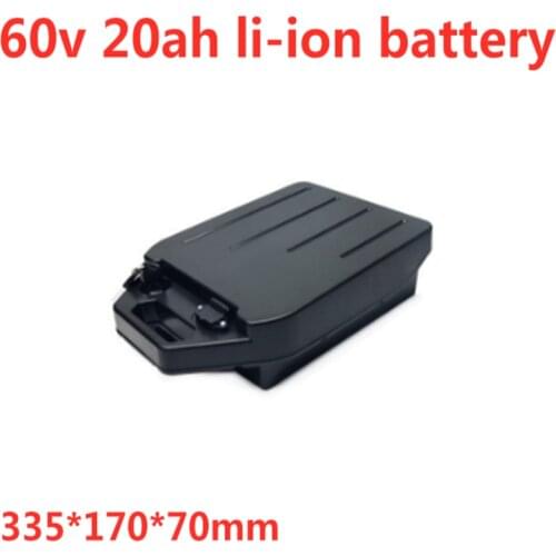 GTK 18650 electric scooter lithium battery 60v 20ah li-ion battery pack with BMS for 2100W ebike motorcycle +3A charger