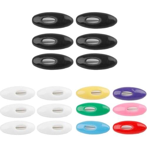 6 Pcs/set Plastic Safety Brooch Pins For Women Muslim Hijab Islamic Scarf Accessories Women Girls Safety Pin Jewelry Broochs