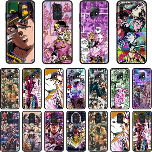 TPU Soft Case for Xiaomi Redmi Note 9S 8 8T 9 Pro 6 7 8 Pro 6A 7A 8A 9A 9C Silicon Cover JoJos Bizarre Adventure Phone Cases