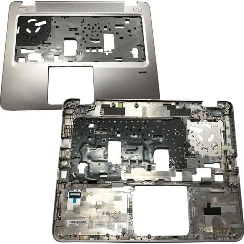 New For HP EliteBook 840 G3 Palmrest Cover Upper Case FPR Hole 821173-001 keyboard bezel silver