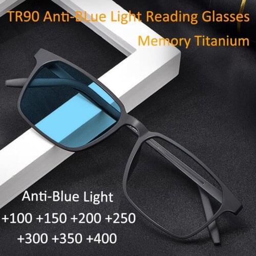 Newest Intelligent progressive Multifocal Reading Glasses unisex Anti-blue light Glasses Half-Frame Anti-fatigue 1.0to4.0