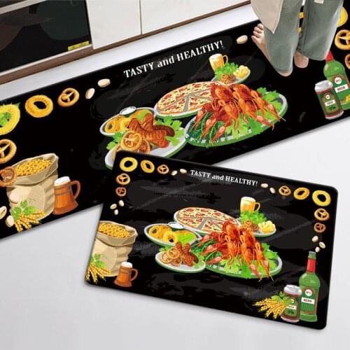 Creative Kitchen Entrance Door Mat Rubbing Floor Mats Bathroom Bathroom Absorbent Floor Mats Home Coffee Table Carpet Floor Mats