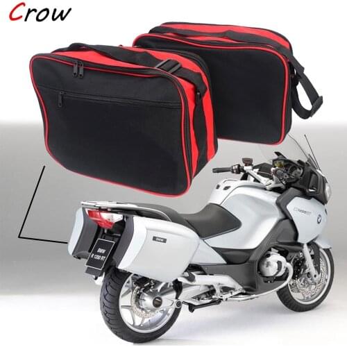 Fits for BMW R1200RT K1200GT K1300GT R 1200 RT K 1200 GT K 1600 gt R1200R Expandable black red Pannier liners bags inner bags