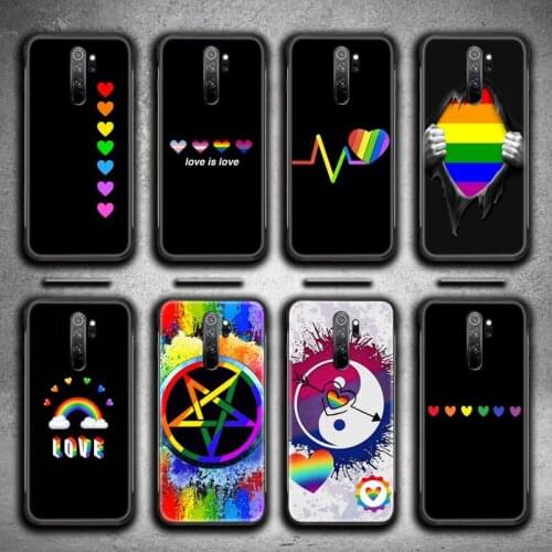 Rainbow Gay Lesbian LGBT Phone Case for Redmi 9A 8A 7 6 6A Note 9 8 8T Pro Max Redmi 9 K20 K30 Pro