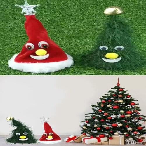 Christmas decoration lectric Singing Dancing Christmas Tree Doll Funny Cute Electronic Plush Toys Children Kids New Year Gifts
