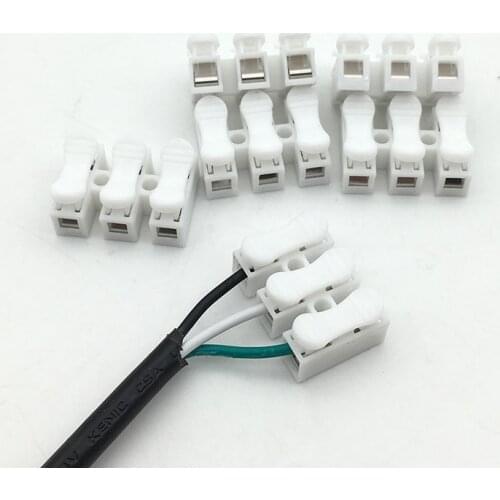 Wire Connectors 3Pins Electrical wire Connector Terminal Quick Splice Lock cable Connectors