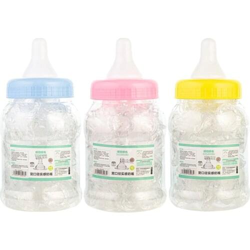 Nipple Wide Caliber Barrel Pacifier, Caliber Optional, Silicone Bulk Pacifier 60 Pcs/barrel Baby Feeding Bottle nipple
