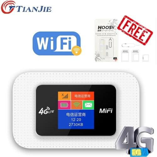 4G LTE Mobile Hotspot Wireless Broadband Mini Mifi Unlock 4G 3G Modem Portable Wifi Router Repeater Dongle