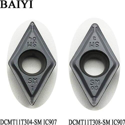 10pcs DCMT11T304 DCMT11T308 SM IC907 DCMT32.52 DCMT32.51Internal Turning Tool dcmt 11t304 Carbide insert Tool turning insert