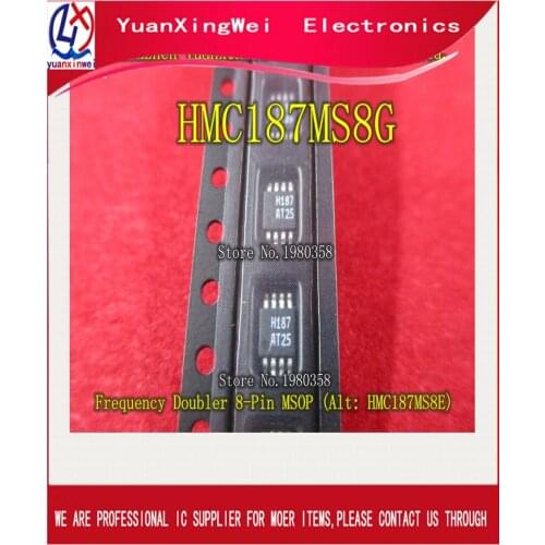 100% New original 10PCS HMC187MS8G HMC187MS8 HMC187 H187 MSOP8