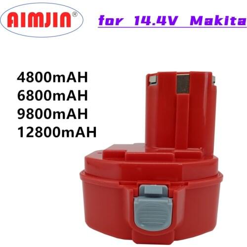 14.4 Volt 4.8/6.8/9.8/12.8Ah NI-CD Power Tool Battery for MAKITA 14.4V Battery PA14,1422,1420,192600-1, 6281D,6280D