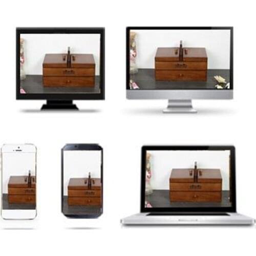 2 Tier Wooden Sewing Box Basket with Assroted Different Compartments, Vintage, Classic, Solid, Elegant and Tasteful