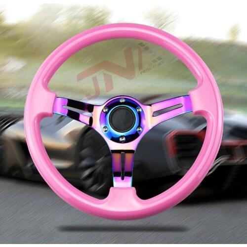 350mm Kart Steering Wheel Neo Car Part Universal JDM Racing Wheel