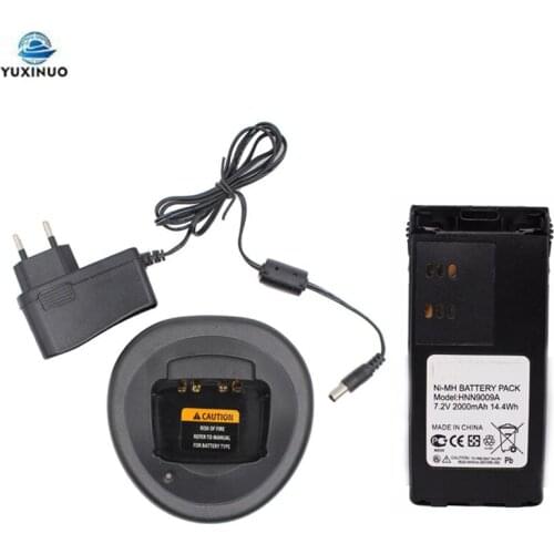 HNN9009 HNN9009A HNN9012 Battery + Charger For MOTOROLA GP140 GP280 GP328 GP338 GP640 HT750 HT1250 MTX8250 PRO5150 MTX950 Radio
