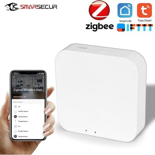 Tuya Zigbee Bluetooth Smart Home Zigbee Gateway Hub Wireless Remote Control Zigbee Devices Via Smart Life APP Works with Alexa