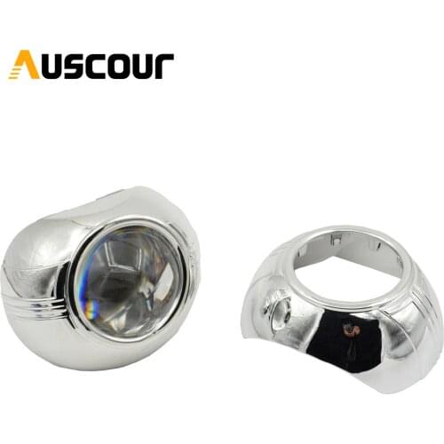 2pcs 3.0 inch bixenon hid projector lens shrouds mask cover LHD RHD hid headlight H4 Easy Install Koito Q5 Refit