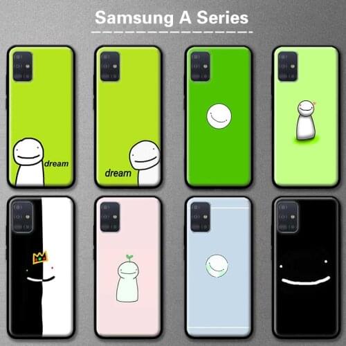 Dream Smp Smile Case for Samsung Galaxy A51 A71 A50 A70 A52 A72 5G A41 A41 A31 A31 A30 A32 A21s A20e A12 A11 Phone Cover Shell