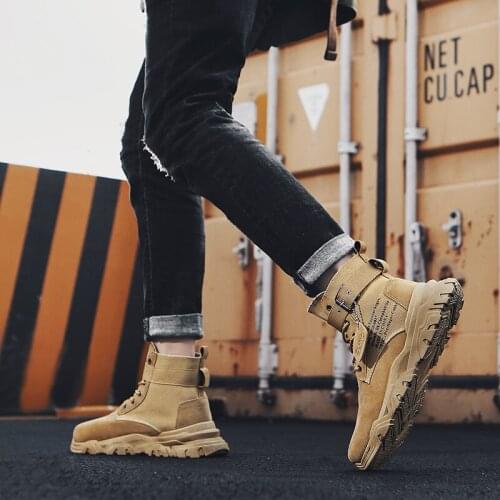 Black leather sapato slip High Sneaker informales fashion mens 39 on sports 2020 casual high sneaker leisure shoe canvas sport