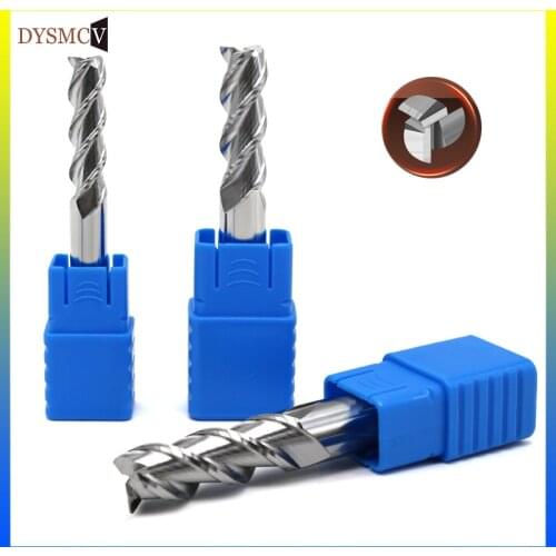 1PCS HRC50 2mm Aluminum Milling Cutter D2X6LXD4X50L 3 Flute Aluminium End Mill Cutter Extended Milling Router Bit Cutters