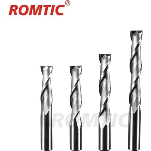 MDF Slotting Through Flower Cutting Spiral Carving Milling Cutter Wood Board Engraving Tungsten Carbide Endmills For Chipboard