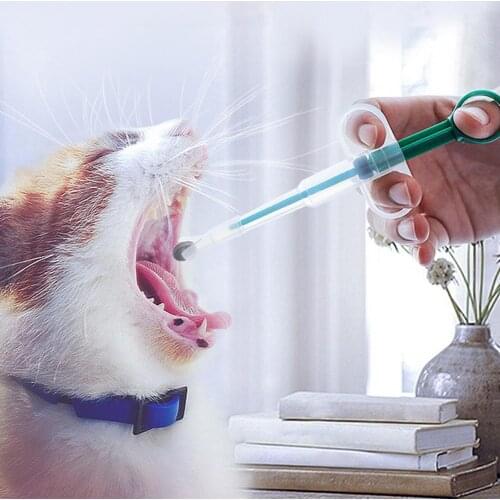 Cat Dog Durable Easy To Carry Feeder Portable Home Universal Control Rods Puppy Pill Dispenser For Home Medicine Pet Accessories