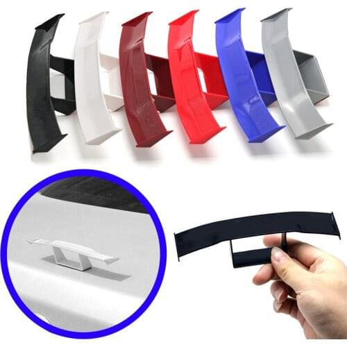 Beautification General Car mini spoiler modified gt small tail wing mini no punch Universal Mini spoiler character decoration
