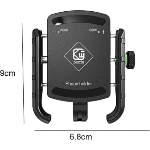 Metal Bike Bicycle Motorcycle Handlebar Mirror Mobile Phone Mount Holder Stand D08A