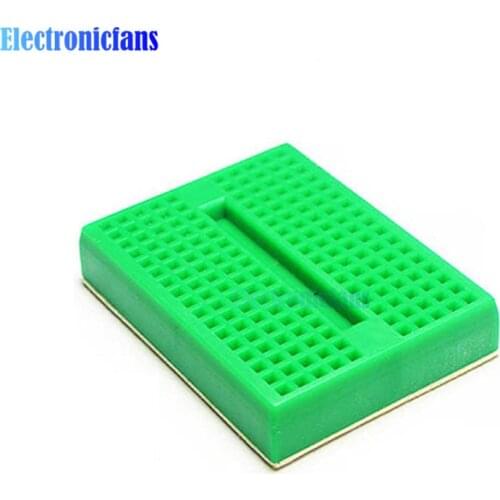 Mini Green Solderless Prototype Breadboard 170 Tie-points for Arduino Shield