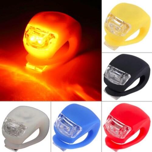 Mini LED Bike Light Beetle Lamp Waterproof Cycling Front Rear Light Night Riding Safety Warning Bike Lights Bike ​Accessories