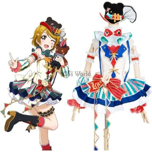 Love Live School Idol Project Koizumi Hanayo Circus Fancy Dress Uniform Outfit Anime Cosplay Costumes