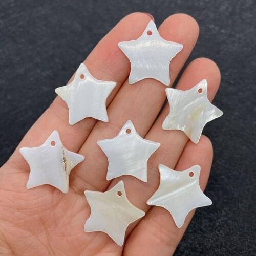 Wholesale Multicolor Star Shape Pendant Natural Shells for Jewelry Making DIY Handmade Accessories Beaded Decoration Fashion