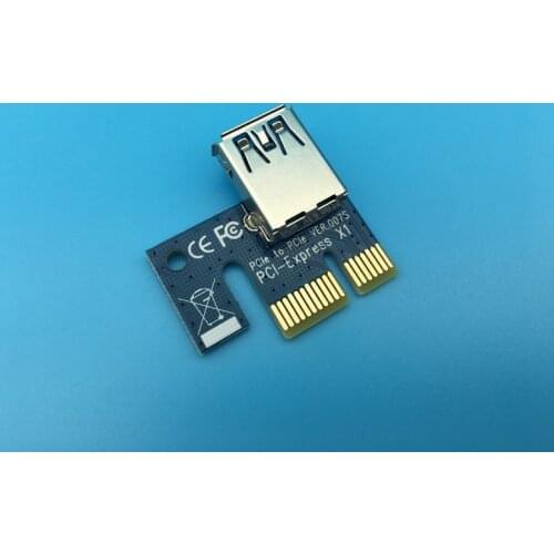 PCI-E PCIe PCI Express 1X Graphics Card Riser Card USB 3.0 Converter Extender for Bitcoin Litecoin Miner