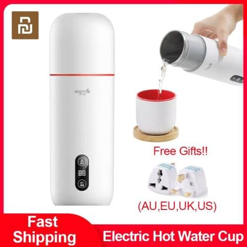 Youpin 350ml Portable Electric Kettles Thermal Cup Make Coffee Travel Boil Water Keep Warm Smart Water Kettle Kitchen Appliances