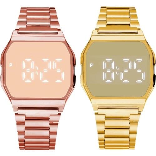 Casual Mens Sport Wristwatch Led Electronic Watches Mens 2021 Luxury Stainless Steel Digital Clock Men Watch Relogio Masculino