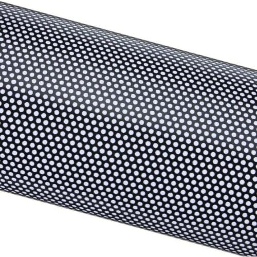 Car Single Transparent Headlight Color Change Film Perforated Film Mesh 30x106cm Pvc Car Light Film Car Styling Auto Accessories