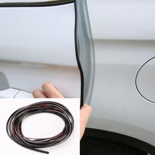 5M/ U Type Universal Car Door Edge Protection strip Scratch Protector For Audi A-series C-series S-series SQ-series RS-series Q3