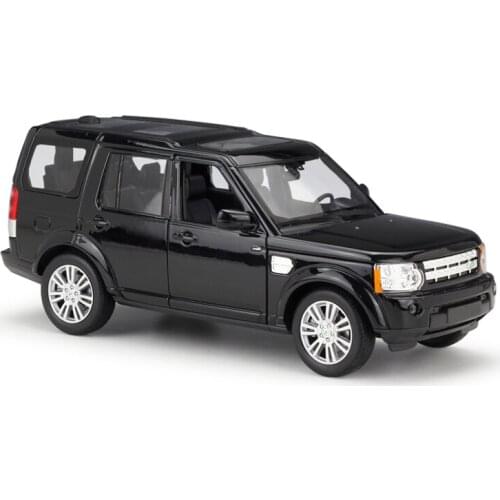 WELLY Diecast 1:24 Discovery 4 Off-Road SUV Classic Alloy Model Car Metal Toy Car For Kids Gifts Collection Free Shipping