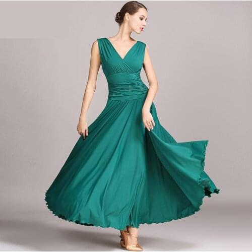 Sleeveless Standard Ballroom Dress Women Waltz Tango Dress Dance Wear Ballroom Dance Dress Modern Dance Costumes Flamenco Dress