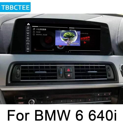 Car Multimedia Radio DVD For BMW 6 640i 650i 640d 2010 2011 2012 CIC Player Android Auto radio GPS Navigation Map Touch Screen