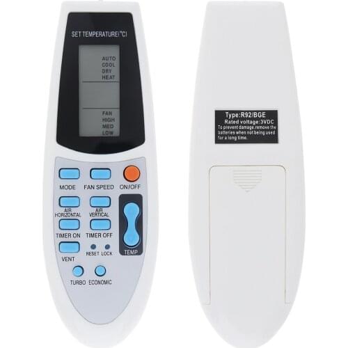 433MHz Replacement IR Air Conditioner Remote Control with Long Transmission for YORK R91/BGCE R91/BGE R92/BGCE R92/BGE L3FE