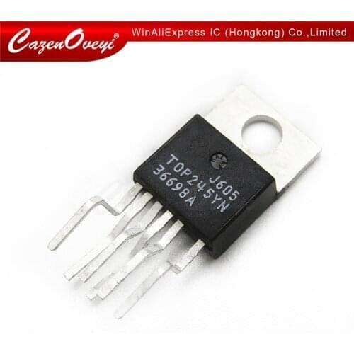5pcs/lot TOP245YN TO220 TOP245 TO220-6 In Stock