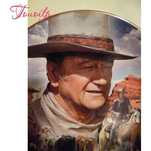 Touoilp full Square&round John Wayne 5d Diamond Painting 5D diy Diamond Embroidery Handmade Mosaic 5d Diy Cross Stitch Pattern