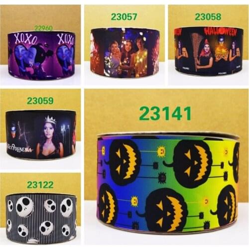 Free shipping 50 yard cartoon printed grosgrain ribbon 22960
