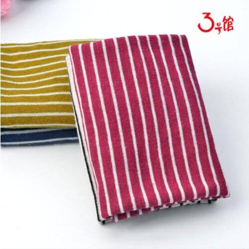 High Quality Stripe Linen Cotton Fabric For Sewing t Shirt Or Women Dress 50x150cm/Piece TK302692